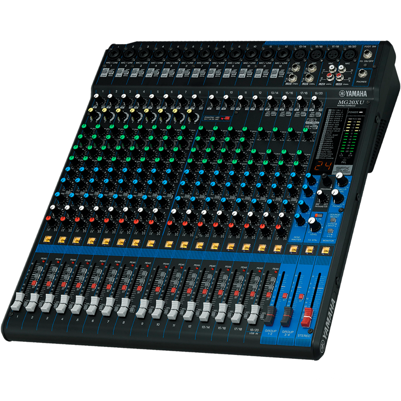 MEZCLADORA YAMAHA MG20XU DE 20 CH CON FX - JP Musical