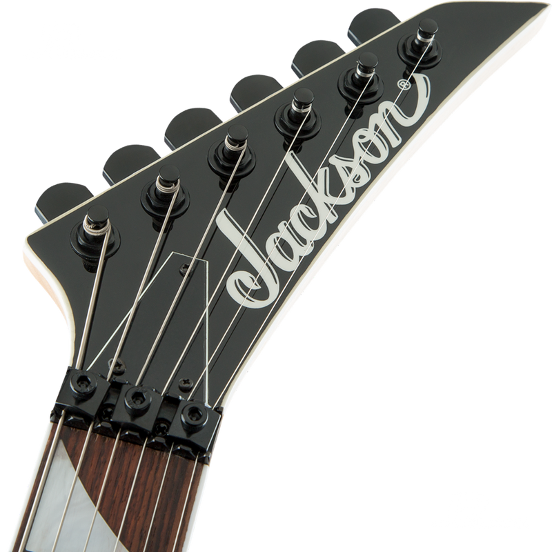 GUITARRA ELECTRICA JACKSON 2910224577 JS32 KV AH FB WHT W BLK BVL - JP Musical